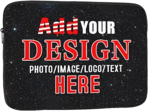 Custom Laptop Bag Personalized Laptop Sleeve Protective Bag Customized Zipper Business Briefcase for Women Men (15 inch)