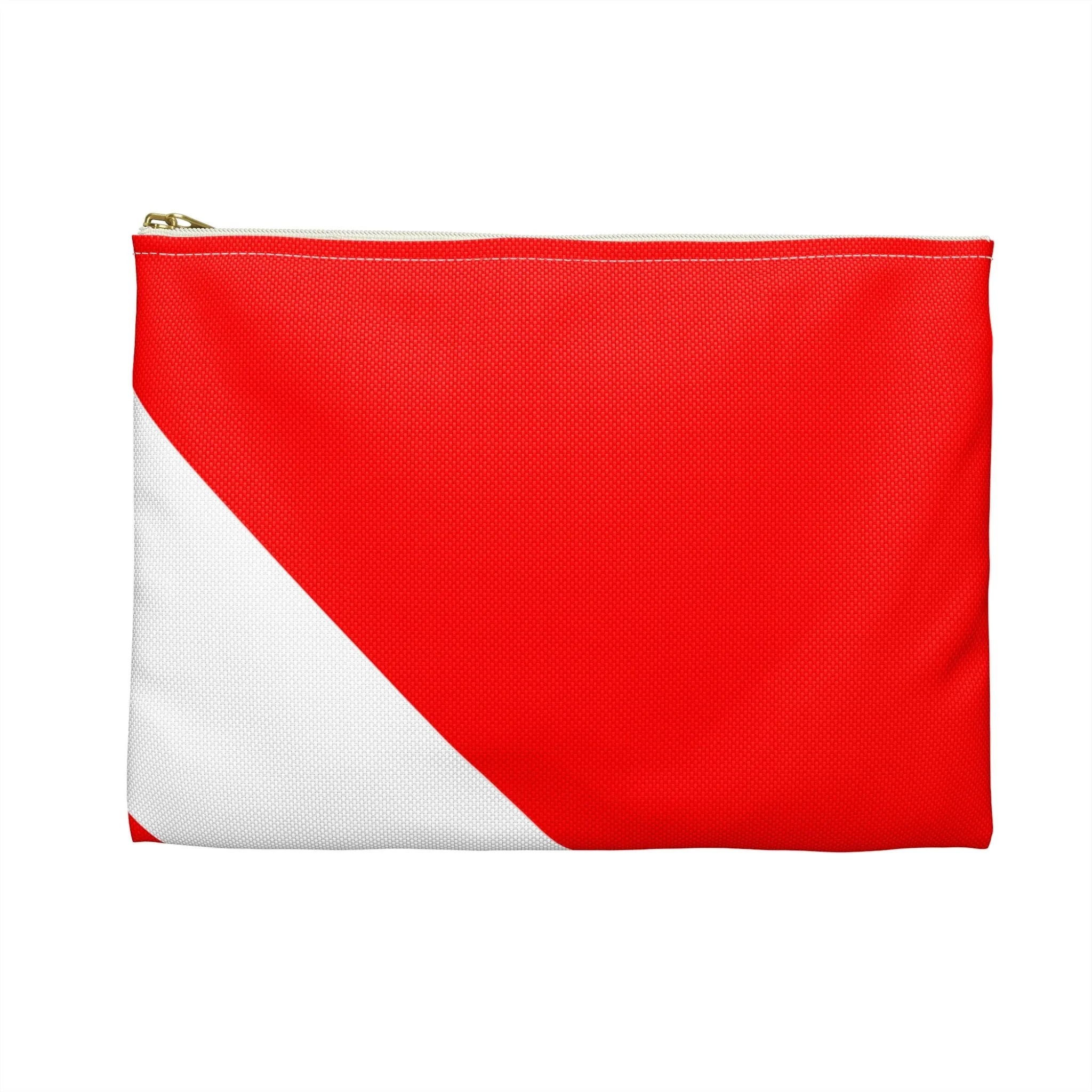Custom  Scuba Diver Down Flag Accessory Pouch