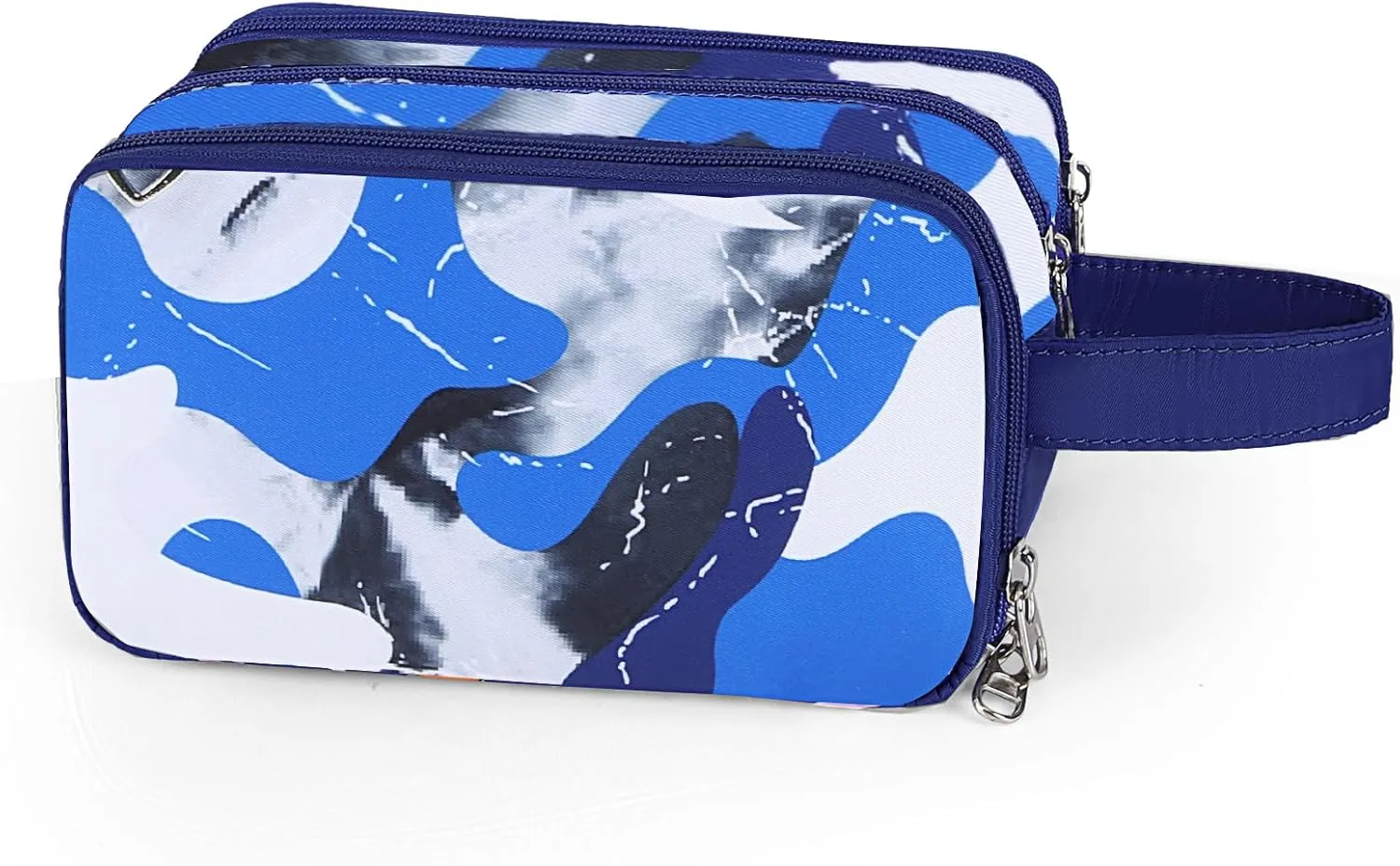 Cute Kids Toiletry Bag for Boys, Toddler Travel Makeup Bag Cosmetic Bag for Toddler Boys Gift