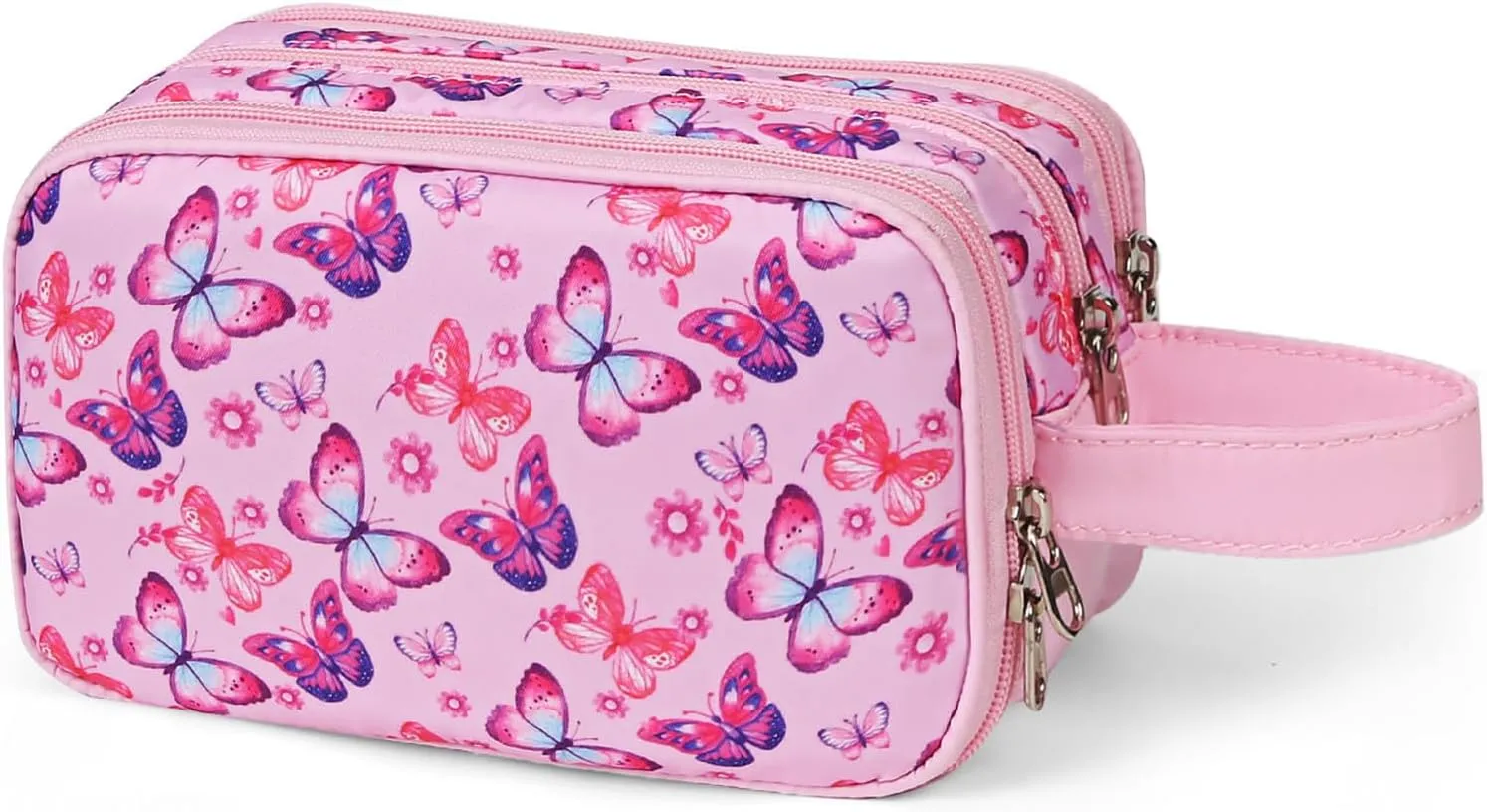 Cute Kids Toiletry Bag for Girls, Toddler Travel Makeup Bag Cosmetic Bag for Toddler Girls Gift