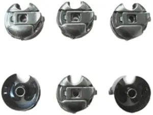 Cutex Pack of 6 Bobbin Cases Compatible Part Number #52237NBL for Industrial Sewing Machine JUKI CONSEW