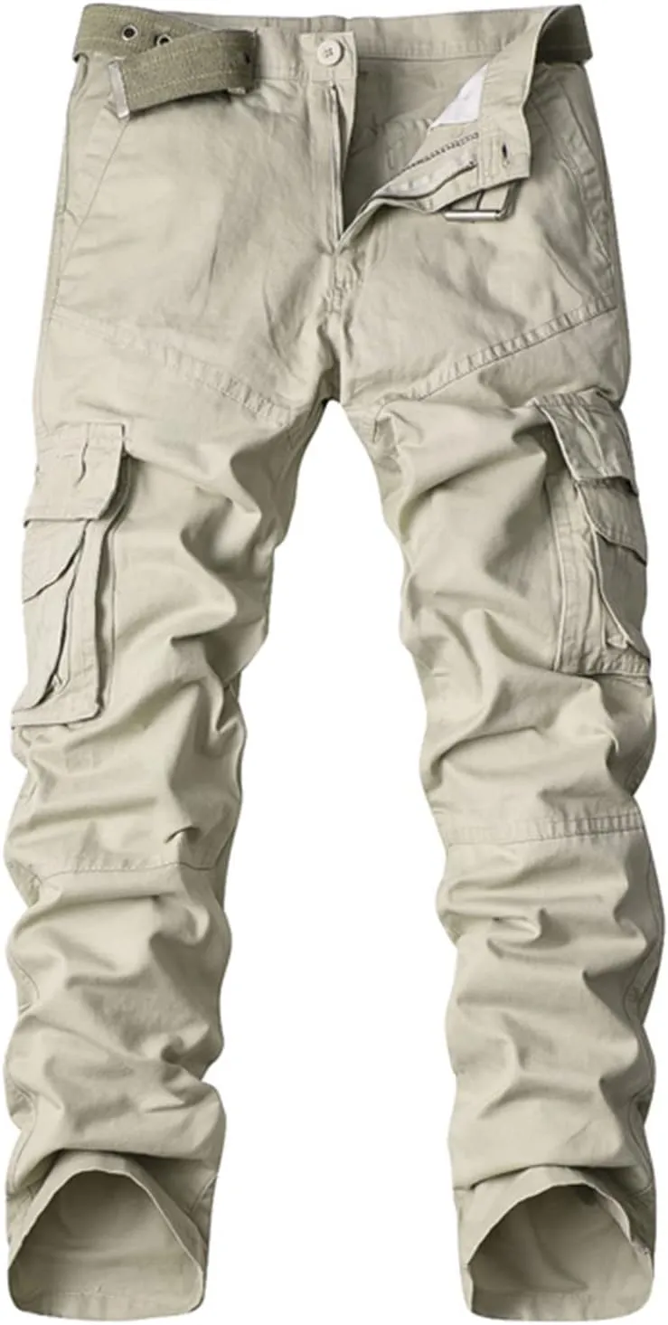 Dademeo Tactical Cargo Pants for Men Stretch Relaxed Fit Outdoor Work Pants Military Ripstop Casual Combat Assault Trousers