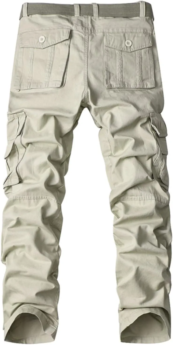 Dademeo Tactical Cargo Pants for Men Stretch Relaxed Fit Outdoor Work Pants Military Ripstop Casual Combat Assault Trousers