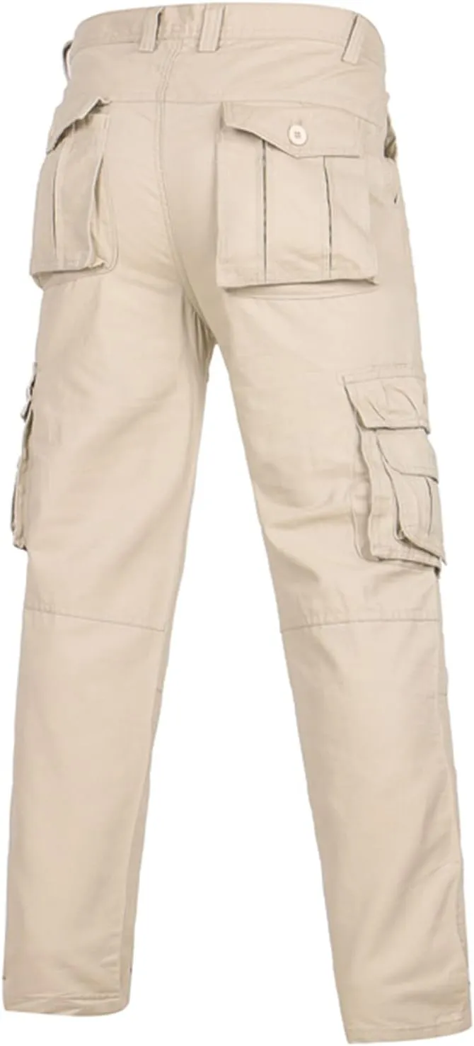 Dademeo Tactical Cargo Pants for Men Stretch Relaxed Fit Outdoor Work Pants Military Ripstop Casual Combat Assault Trousers