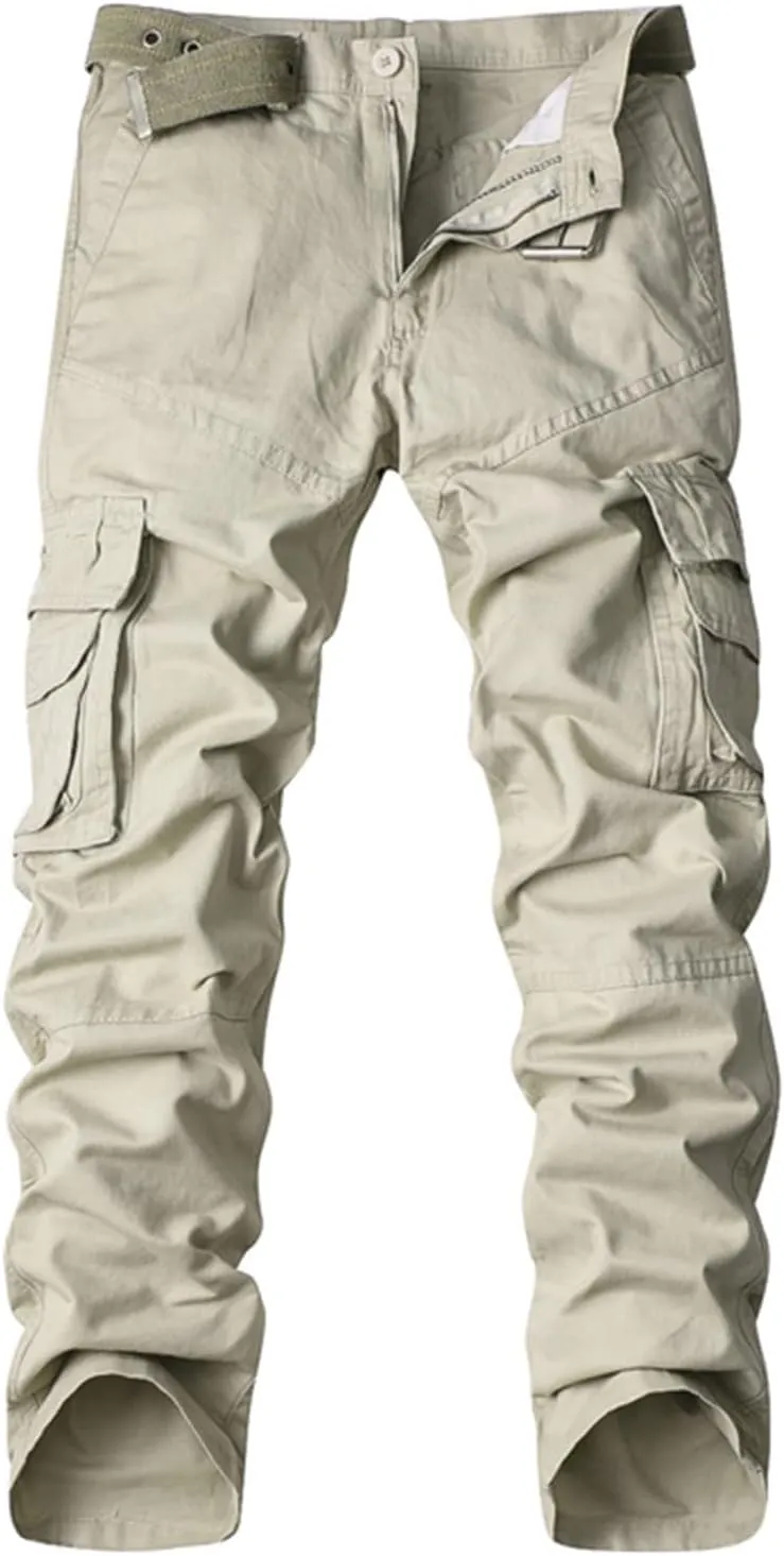 Dademeo Tactical Cargo Pants for Men Stretch Relaxed Fit Outdoor Work Pants Military Ripstop Casual Combat Assault Trousers