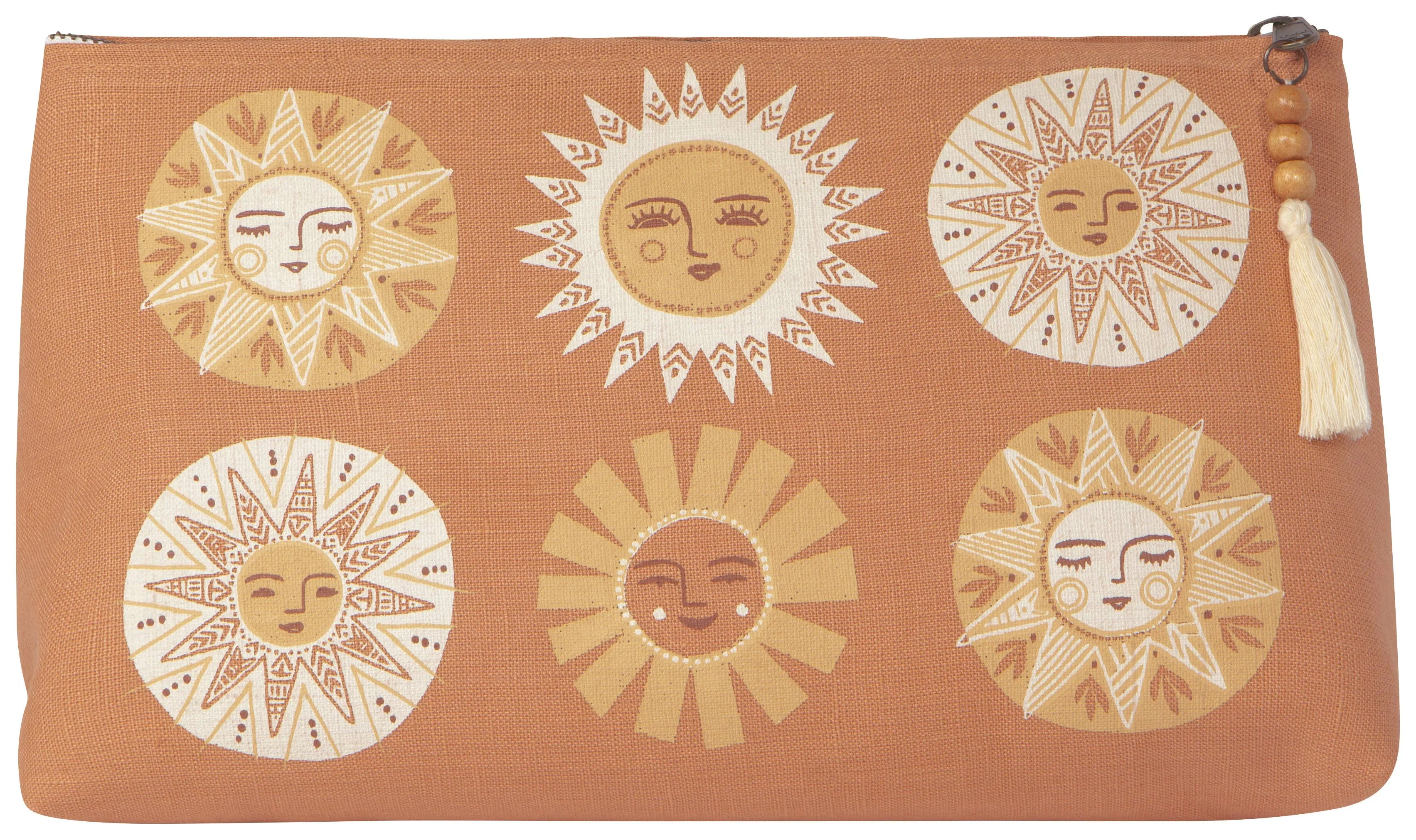 Danica Studio Soleil Large Linen Cosmetic Bag