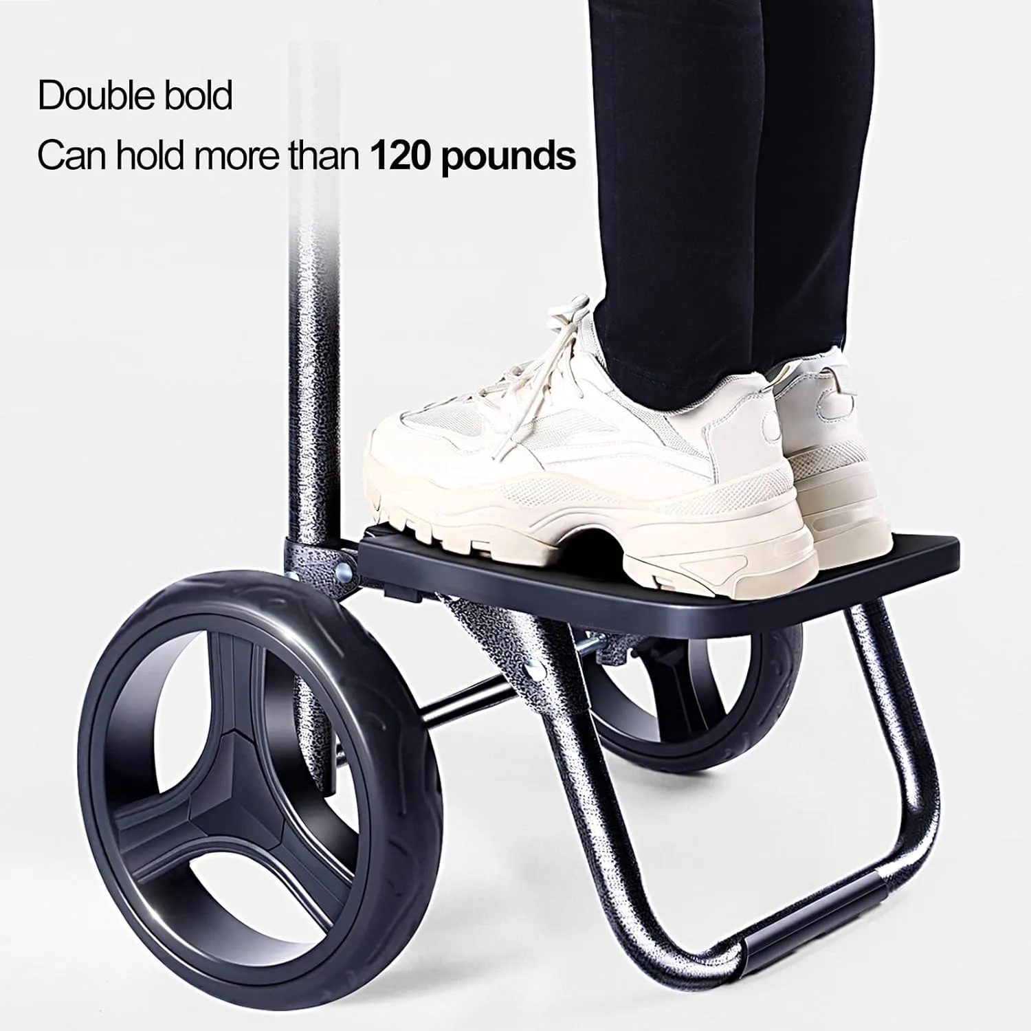 DELURA Folding Shopping Cart, Vegetable Cart, Small Cart, Household Folding Lightweight Bag, Shopping Trolley for The Elderly, Ultra-Light Trolley (Color : C)