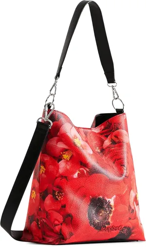 Desigual mens Casual Shoulder Bag, Red, U US