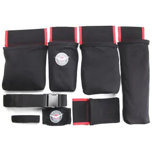 Detailer's Helper HD Tool Belt - Black/Red