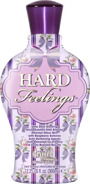 Devoted Creations Hard Feelings - Ultra Dark Glowing Encapsulated DHA Bronzer Dark Tanning Lotion