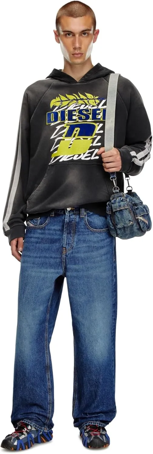 Diesel 2001 D-MACRO Relaxed Jeans