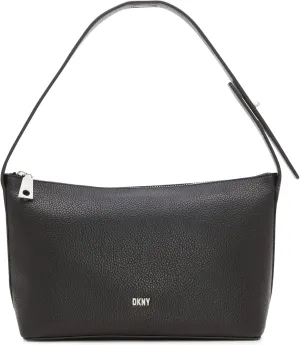DKNY Tania Demi Shoulder Bag, Black/Silver
