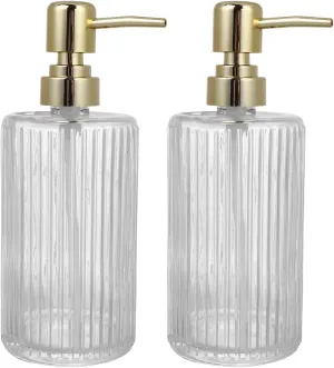 DOITOOL Travel Bottles 1 Set 2Pcs Cosmetic Bottles take a bath filling shampoo pump foaming dispenser Cosmetic bottles bottle manual liquid dispenser plastic mason jar empty bottle