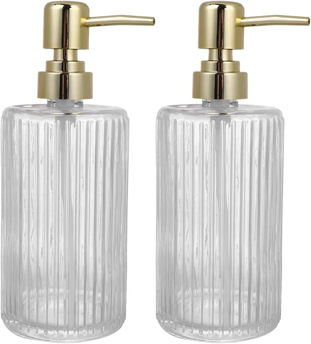 DOITOOL Travel Bottles 1 Set 2Pcs Cosmetic Bottles take a bath filling shampoo pump foaming dispenser Cosmetic bottles bottle manual liquid dispenser plastic mason jar empty bottle