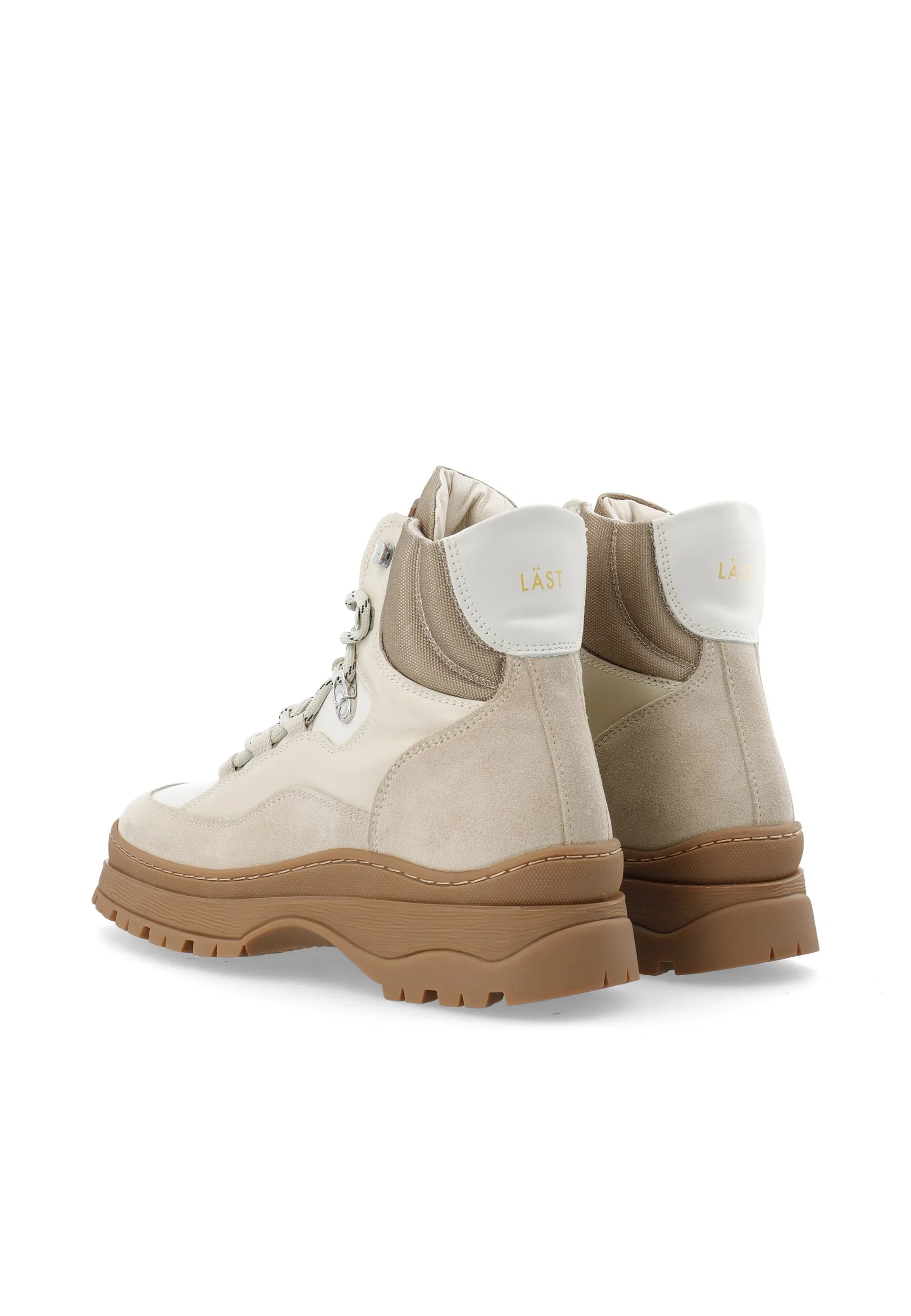 Downhill Lace-Up Boot - Beige
