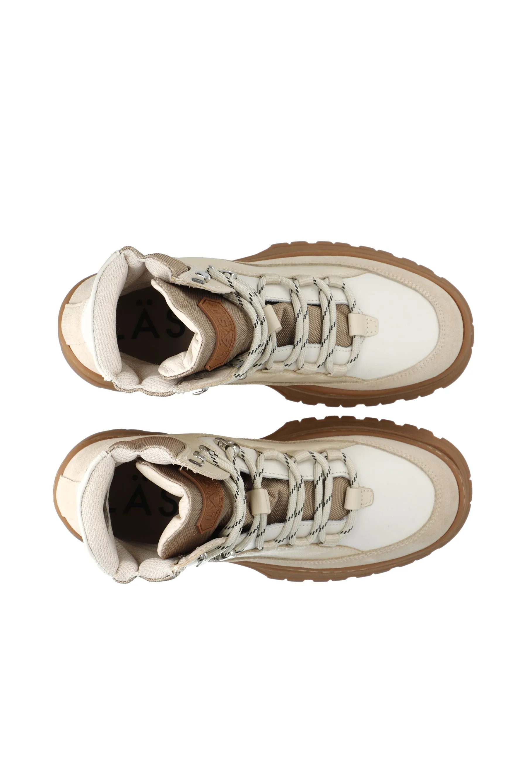 Downhill Lace-Up Boot - Beige