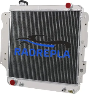 DPI2101 3 Row Aluminum Radiator for 1987-2006 Jeep Wrangler TJ YJ 2.4L/2.5L L4 4.0L/4.2L L6 GAS Radiador 1988 1989 1990 1991 1995 1996 2000 2001 2002 2003 2005 Automotive Engine Radiators