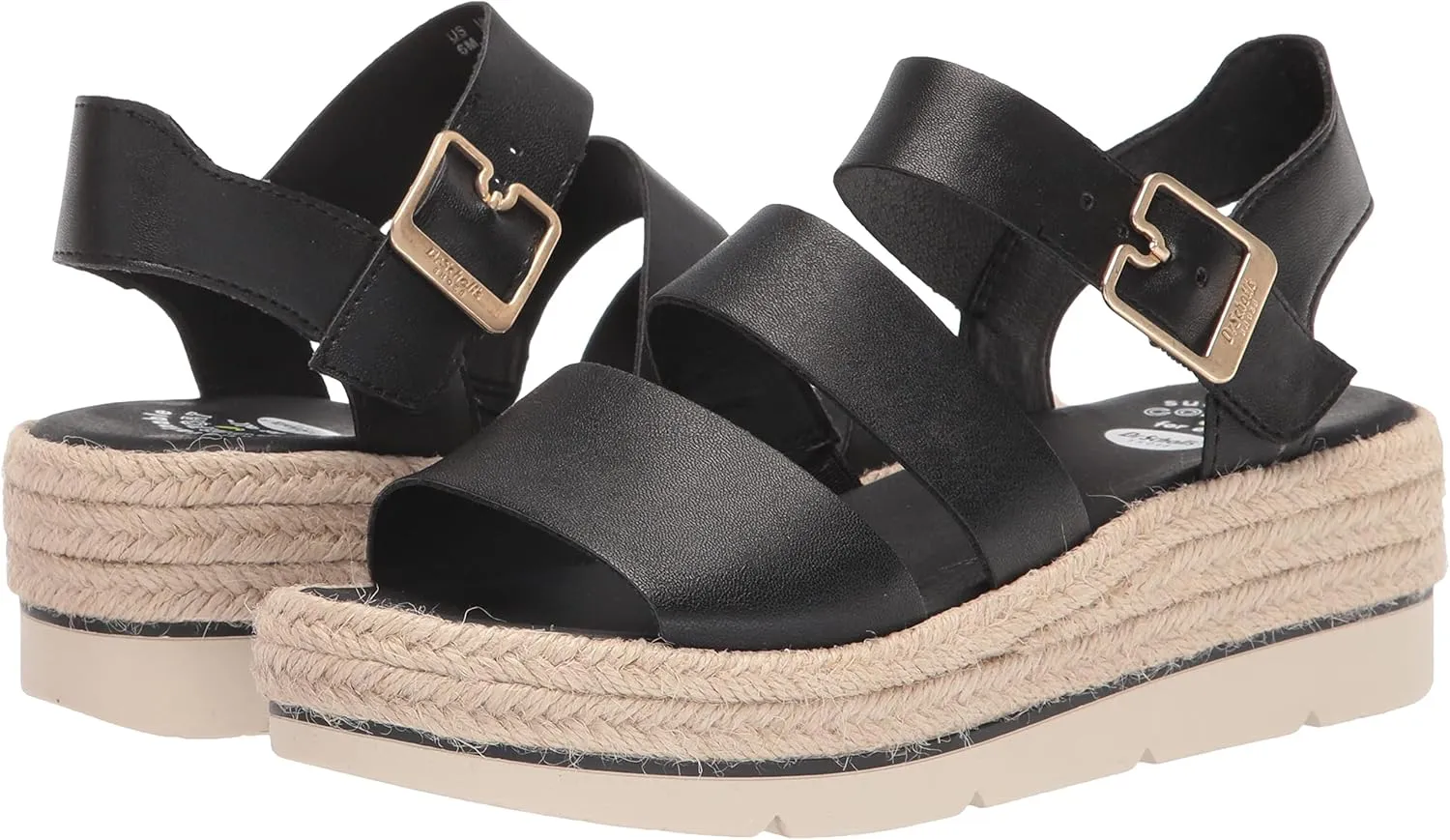 Dr. Scholl's Women's Once Twice Espadrille Platform Wedge Sandal
