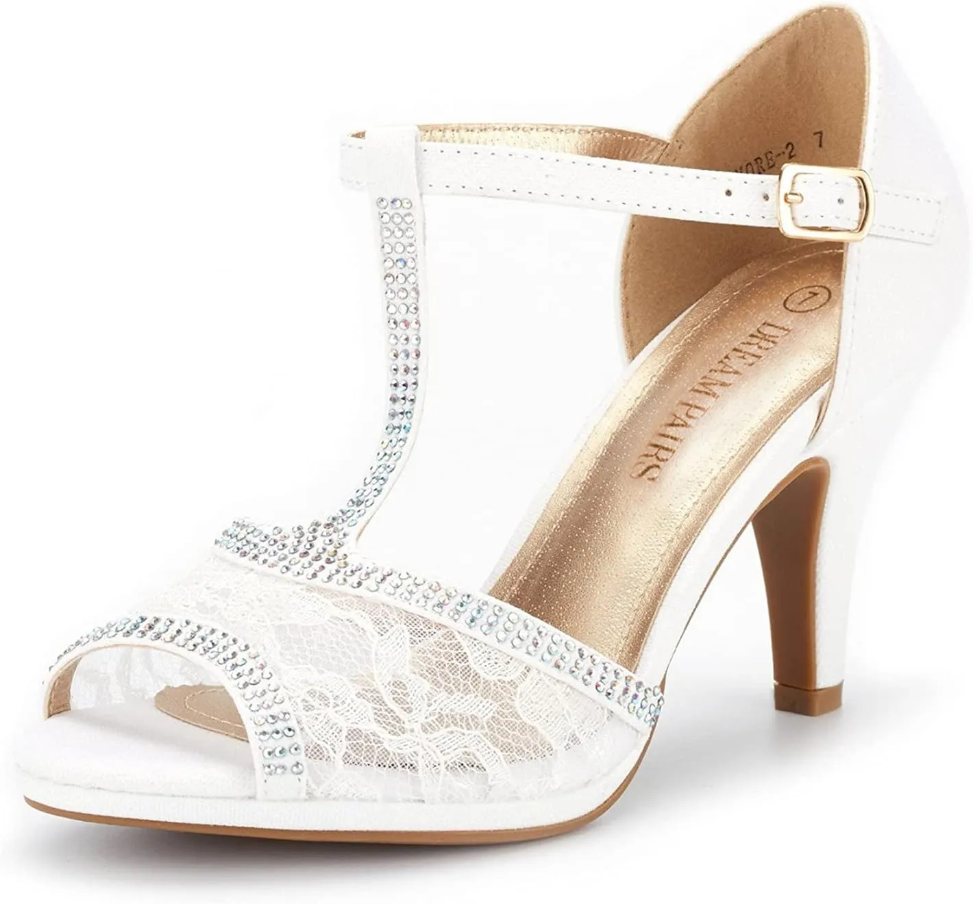 DREAM PAIRS Women's Fashion Stilettos Open Toe Pump Heel Sandals