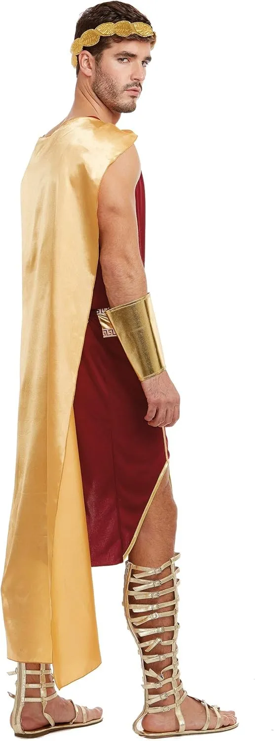 Dreamgirl Mens Apollo Costume, Adult Greek God Halloween Costume