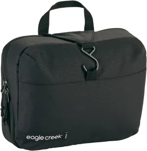 eagle creek Pack-It Reveal Hanging Toiletry Kit - Lies Flat or Hangs, with Hanging Hook and Tons of Pockets, Water-Resistant, Black - One Size