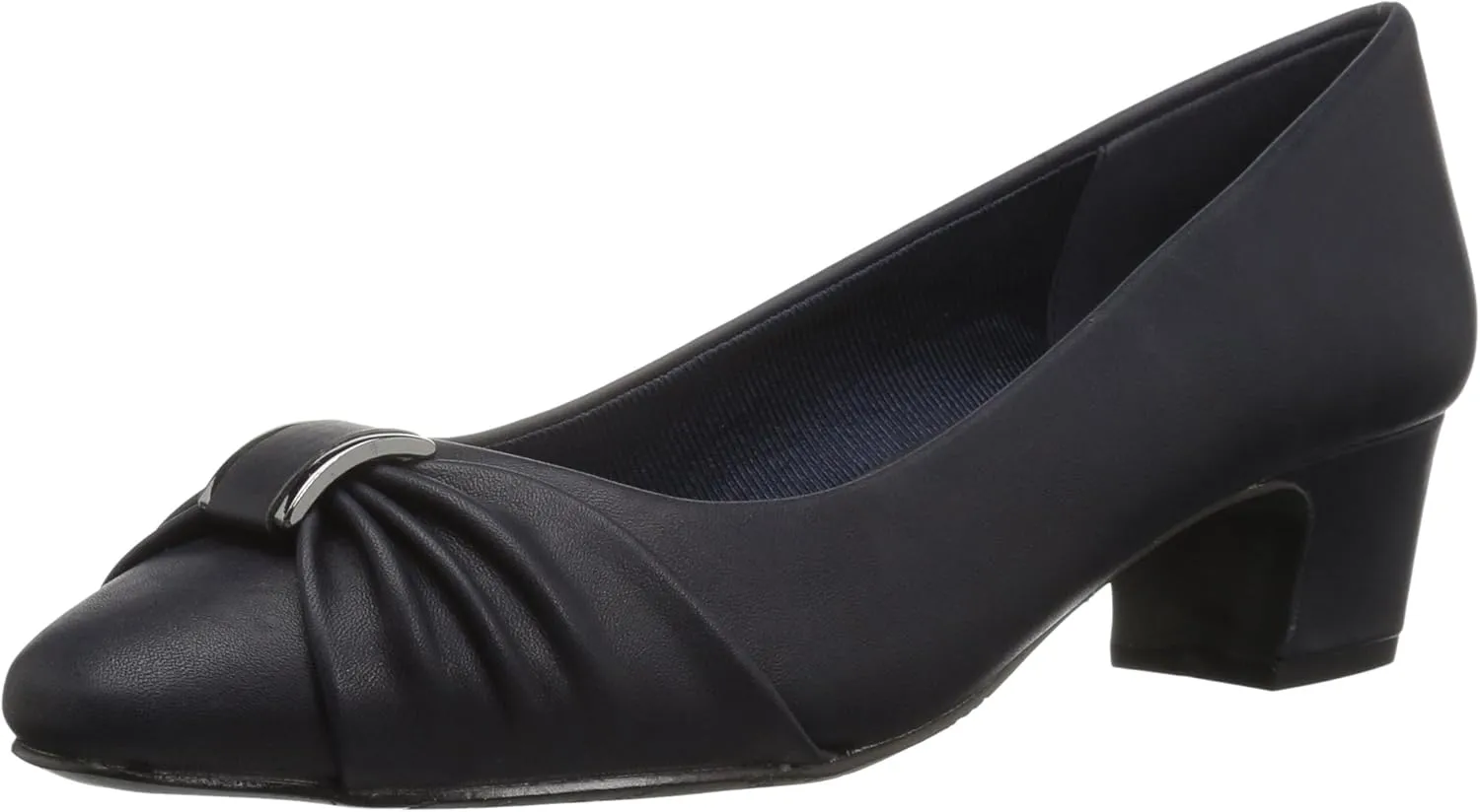 Easy Street Womens Eloise Faux Leather Dressy Block Heel