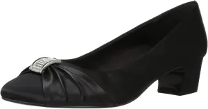 Easy Street Womens Eloise Faux Leather Dressy Block Heel
