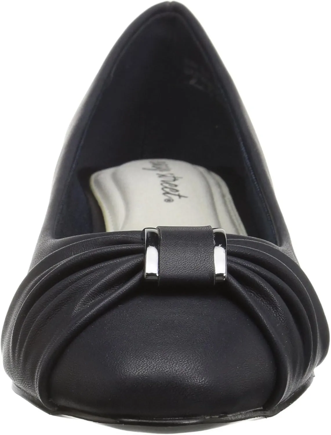 Easy Street Womens Eloise Faux Leather Dressy Block Heel