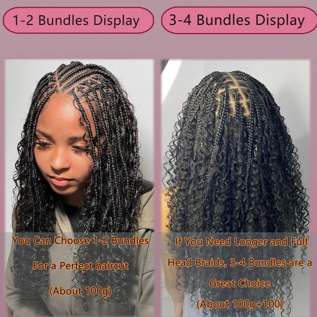 Eileen 14 Inch 50g 1 Bundles Deep Wave Bulk Human Hair for Braiding Curly Human Hair for Boho Braids Water Wet and Wavy Curls Micro Braiding Hair Extensions Brazilian Virgin 1B Natural Black