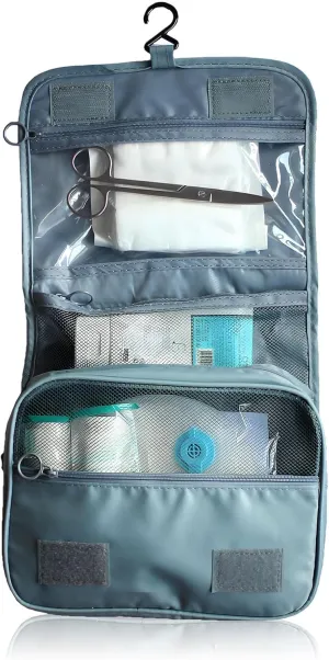 Exquisite Travel Bag for Ostomy and Colostomy Supplies - The Ultimate Choice for Post - Surgery Individuals, Featuring Hanging Setup and Stylish Covers Tailored for Women (Gray)