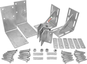 Extreme Max 3005.5522 Heavy-Duty 90° Corner Dock Hardware Kit - 1/2 Box