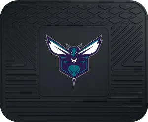 FANMATS 10027 Charlotte Hornets Back Row Utility Car Mat - 1 Piece - 14in. x 17in., All Weather Protection, Universal Fit, Molded Team Logo