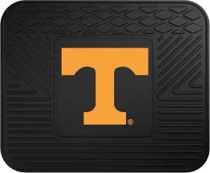 FANMATS 10089 Tennessee Volunteers Back Row Utility Car Mat - 1 Piece - 14in. x 17in., All Weather Protection, Universal Fit, Molded Team Logo