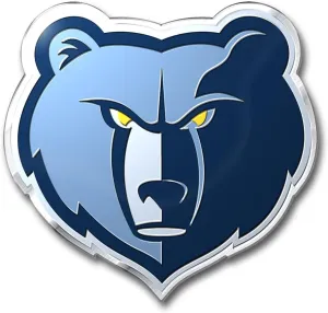 FANMATS NBA - Memphis Grizzlies Heavy Duty Aluminum Color Emblem