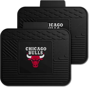 FANMATS NBA Unisex-Adult Back Seat Car Utility Mats - 2 Piece Set