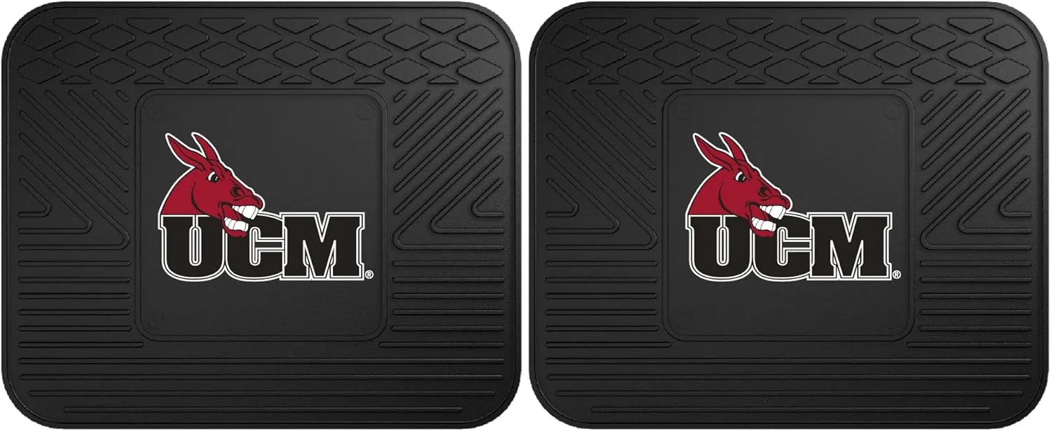 FANMATS NCAA Unisex-Adult Back Seat Car Utility Mats - 2 Piece Set