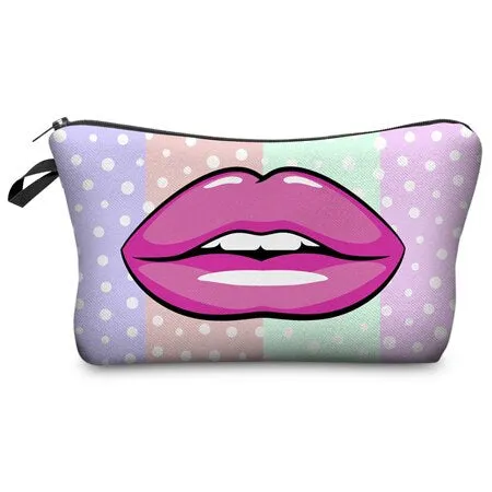 Fashion 3D Printed Cosmetic Bags