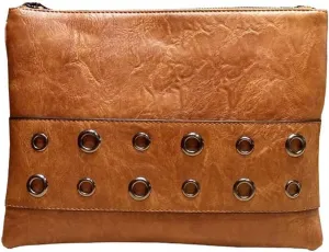 Fashion Rivet Women Envelope Clutch Bag PU Leather Crossbody Messenger Bags Female Shoulder Handbag Wristlet Clutches