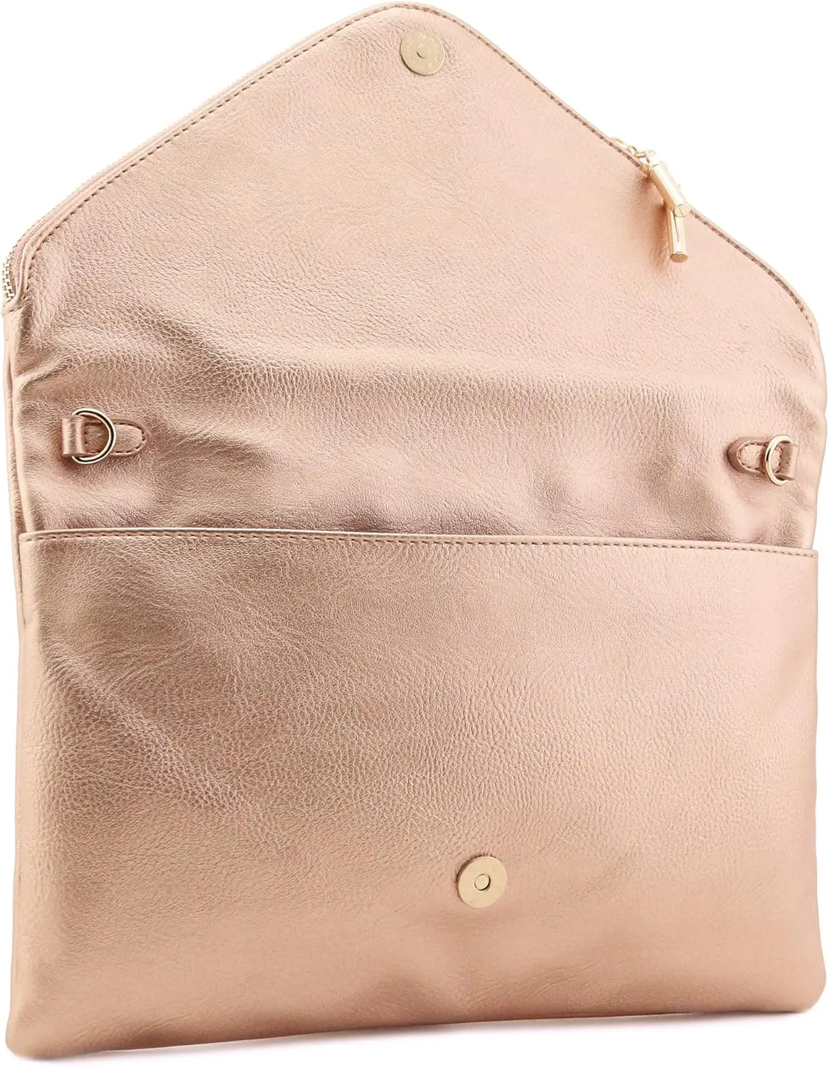 FashionPuzzle Oversized Envelope Clutch Evening Bag with Chain Strap