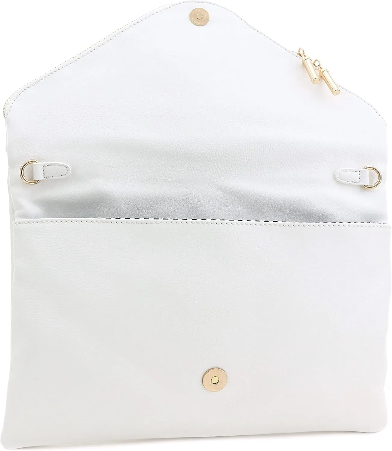 FashionPuzzle Oversized Envelope Clutch Evening Bag with Chain Strap