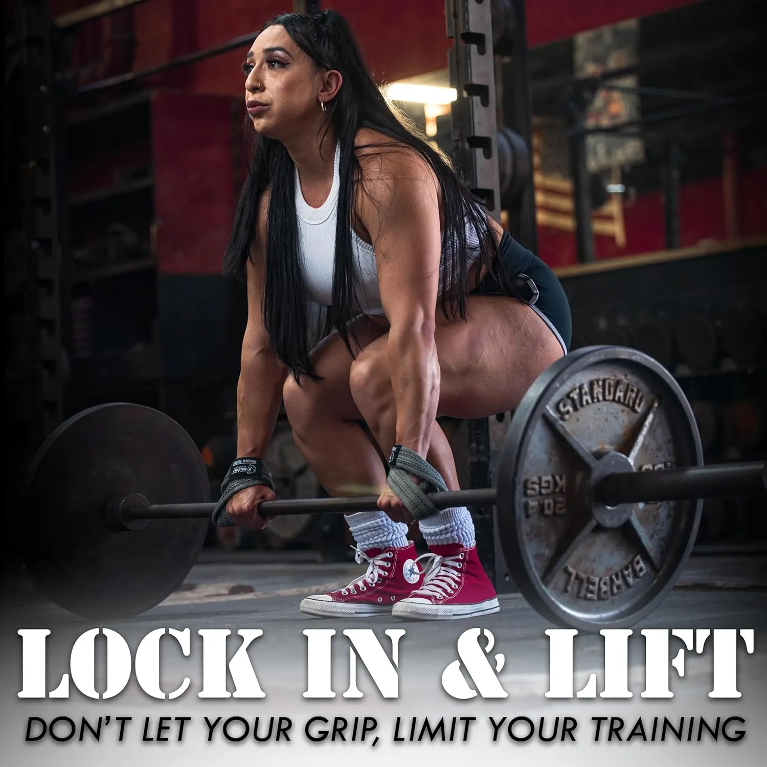 Figure 8 Lifting Strap- Strongman 10-14" Deadlift Straps- True Grip Support & Heavy Duty Wrist Straps for Weightlifting Women Men- Hand Straps for Weight Lifting Figure 8 Straps for Gym Workout