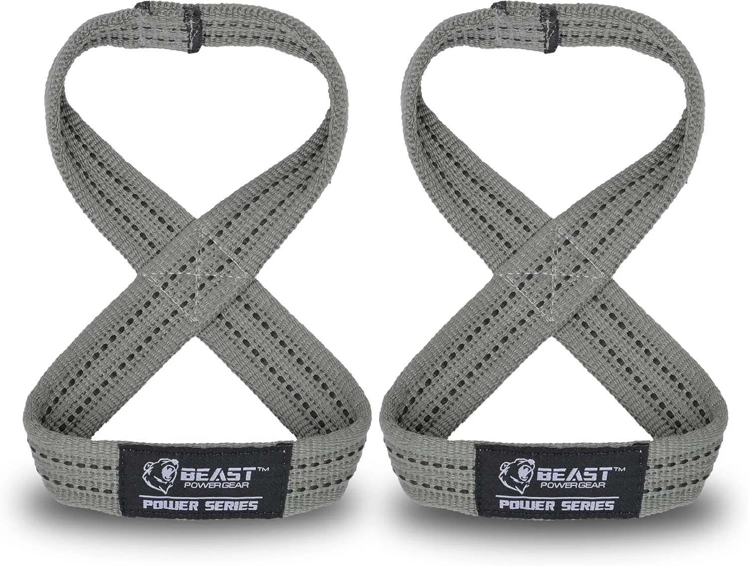 Figure 8 Lifting Strap- Strongman 10-14" Deadlift Straps- True Grip Support & Heavy Duty Wrist Straps for Weightlifting Women Men- Hand Straps for Weight Lifting Figure 8 Straps for Gym Workout