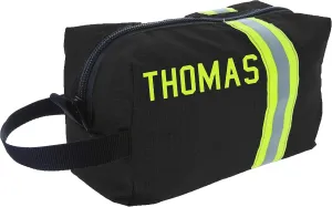 Firefighter Personalized Black Toiletry Bag