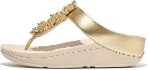 FitFlop Women's Fino Bauble-Bead Toe-Post Sandals Wedge