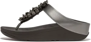 FitFlop Women's Fino Bauble-Bead Toe-Post Sandals Wedge