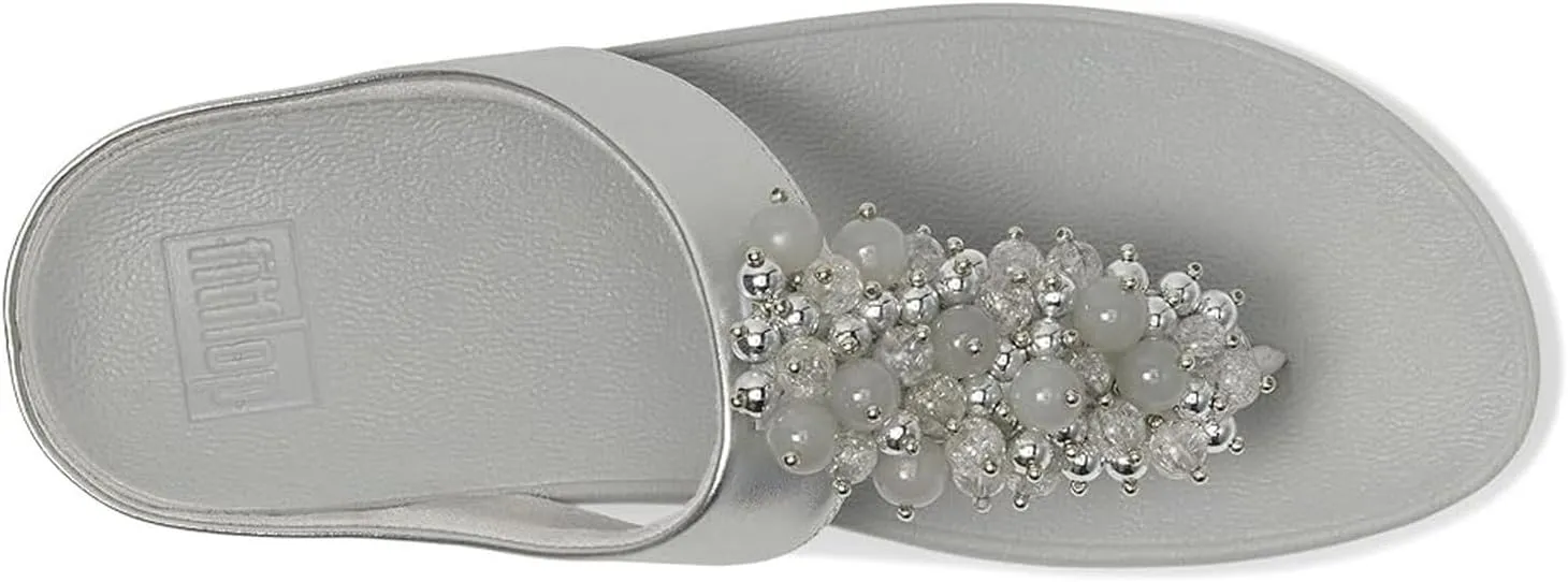FitFlop Women's Fino Bauble-Bead Toe-Post Sandals Wedge