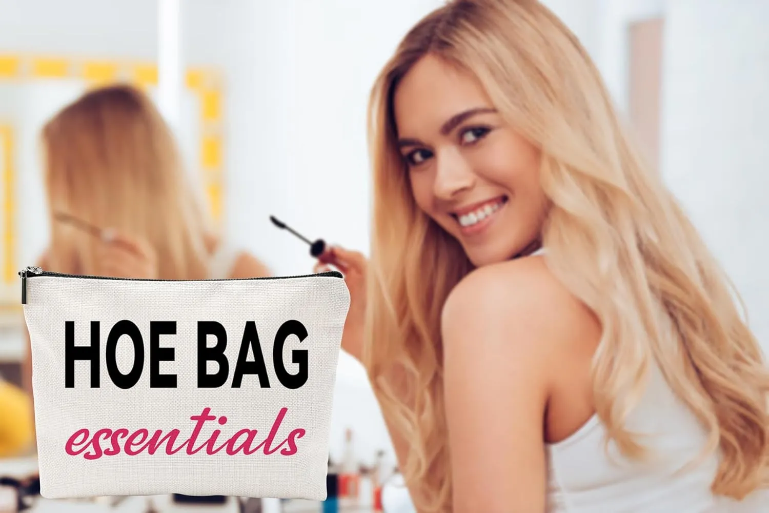Funny Gift Pack for Women, Friends & Hostess - Cool Gifts for Girls' Birthday, Weekend Fun - Makeup Travel Bag