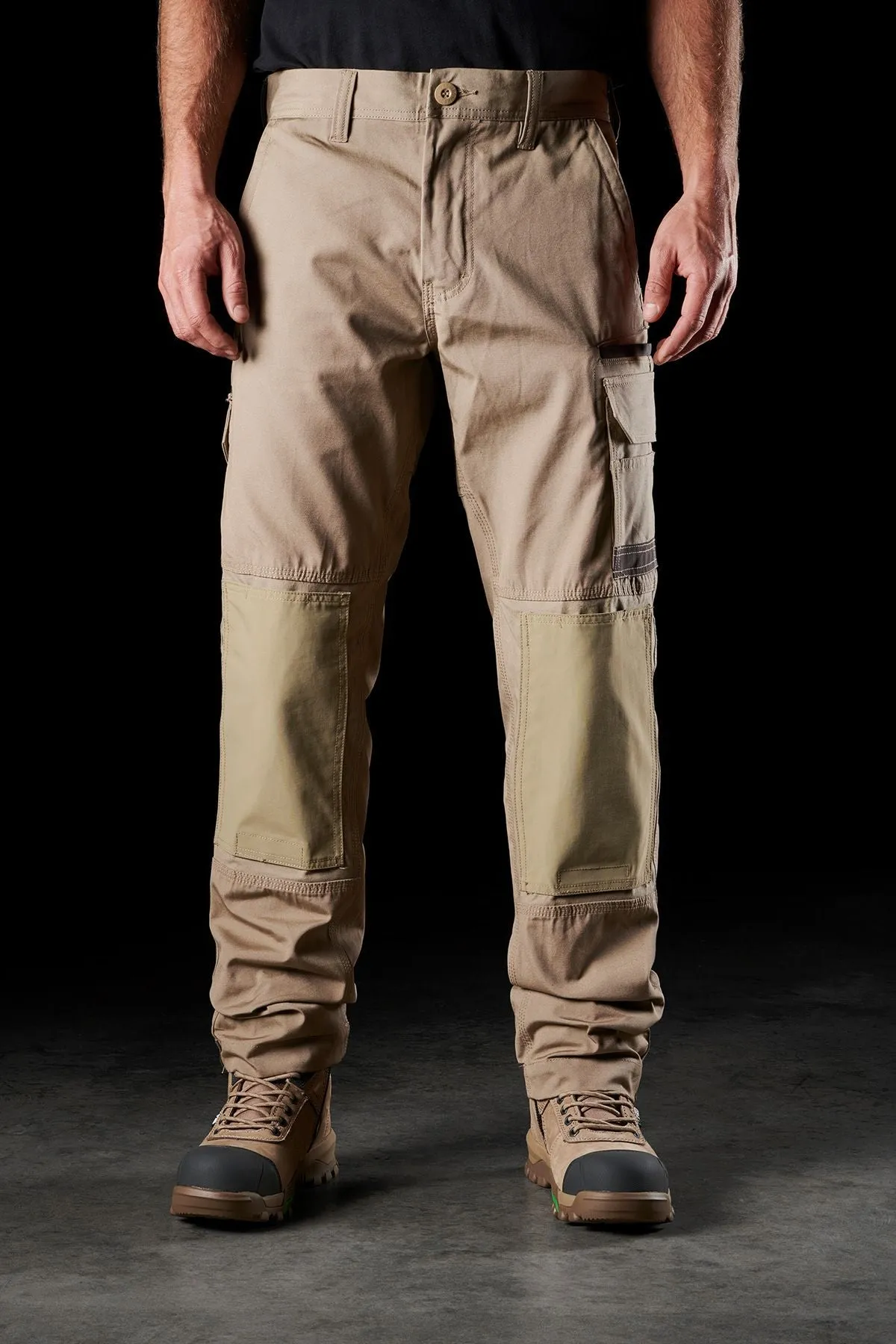 FXD Men's WP-1 Original Cargo Work Pants - Khaki