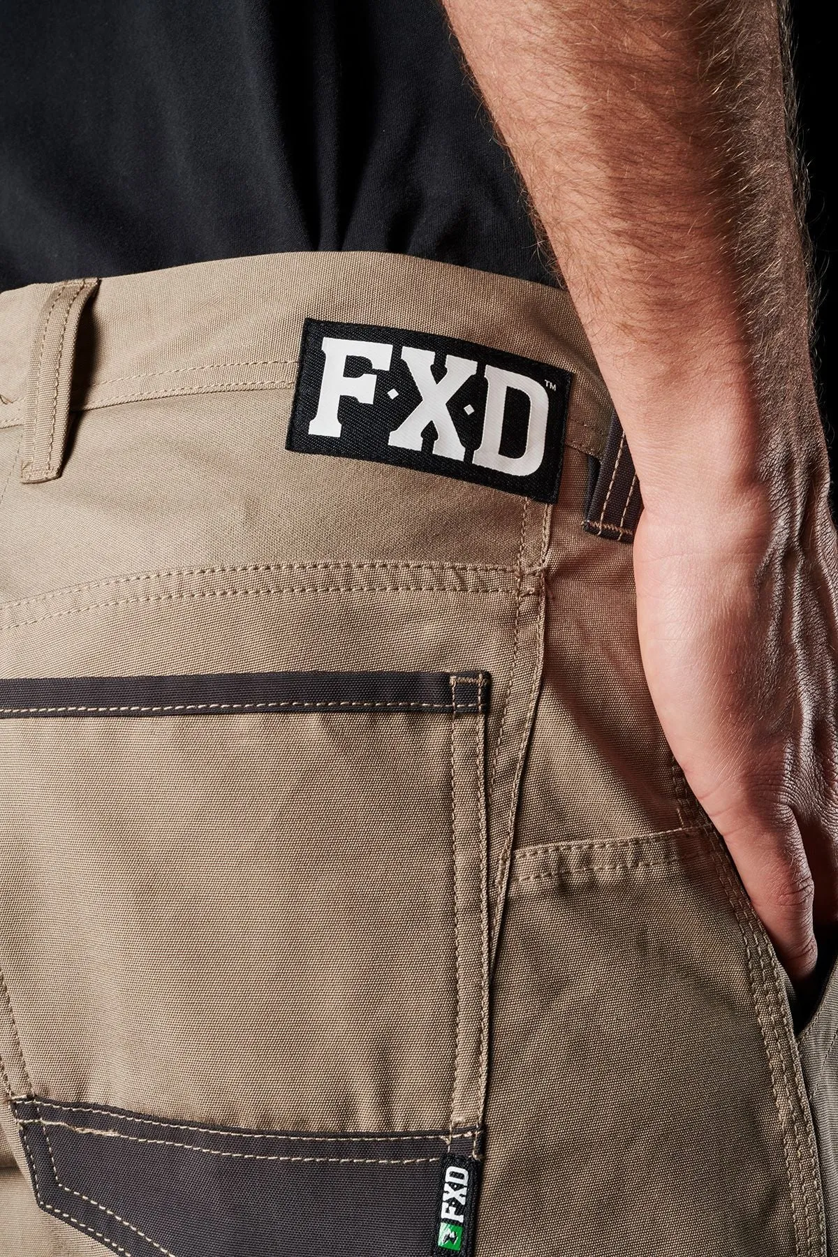 FXD Men's WP-1 Original Cargo Work Pants - Khaki