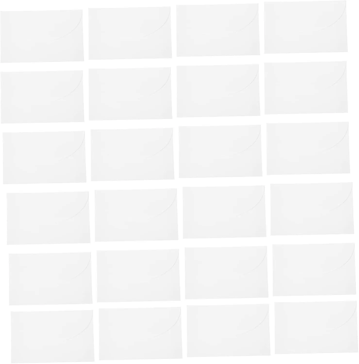 Gadpiparty 100Pcs Thickened Blank Paper Envelopes for Card Storage Postcard Storage Bags Paper Envelopes for Organizing and Filing for Crafts and Office